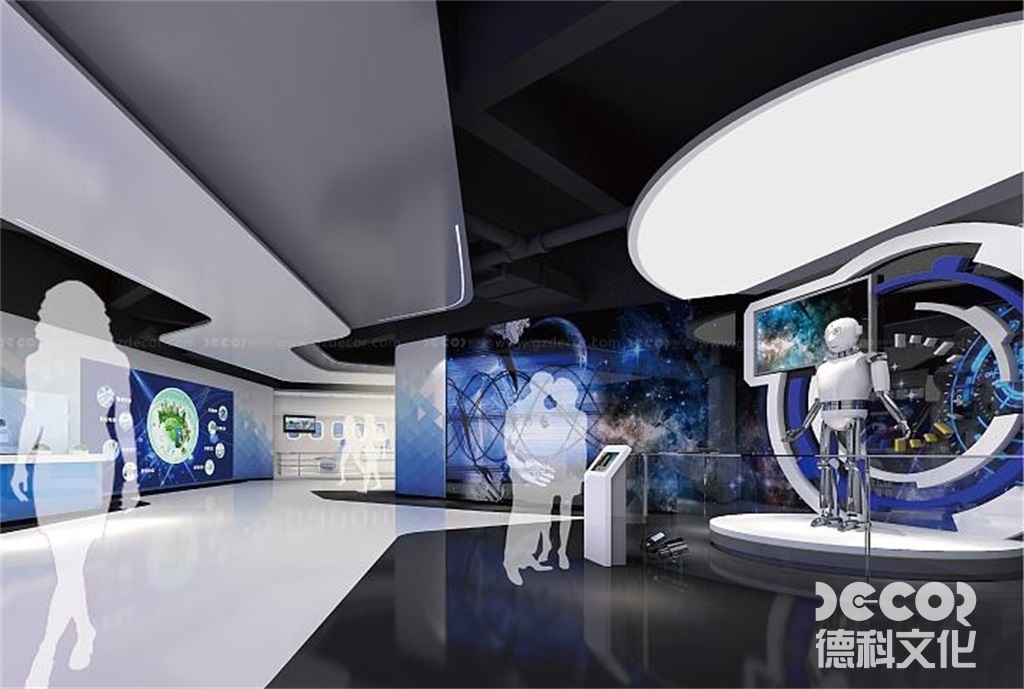 如何在科技展館設(shè)計(jì)中展示科技與工業(yè)發(fā)展的關(guān)聯(lián)？