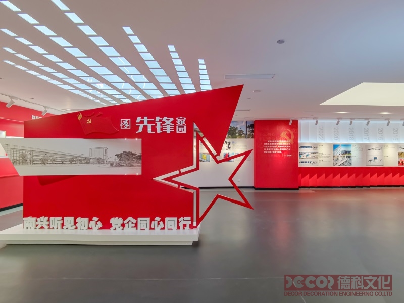 黨政展廳裝修中如何展示國家戰略和政策？